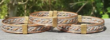Artisan Braided Mixed Metal Cuff Set